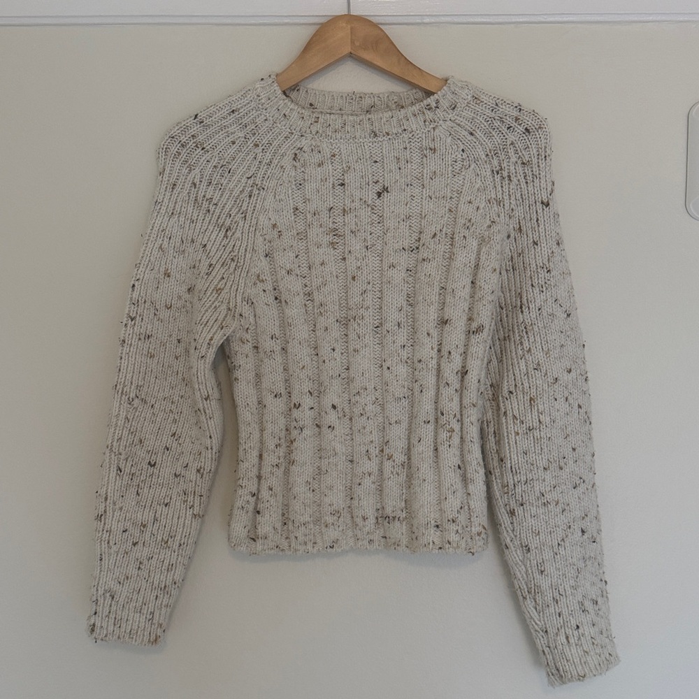 Speckled Knit Sweater